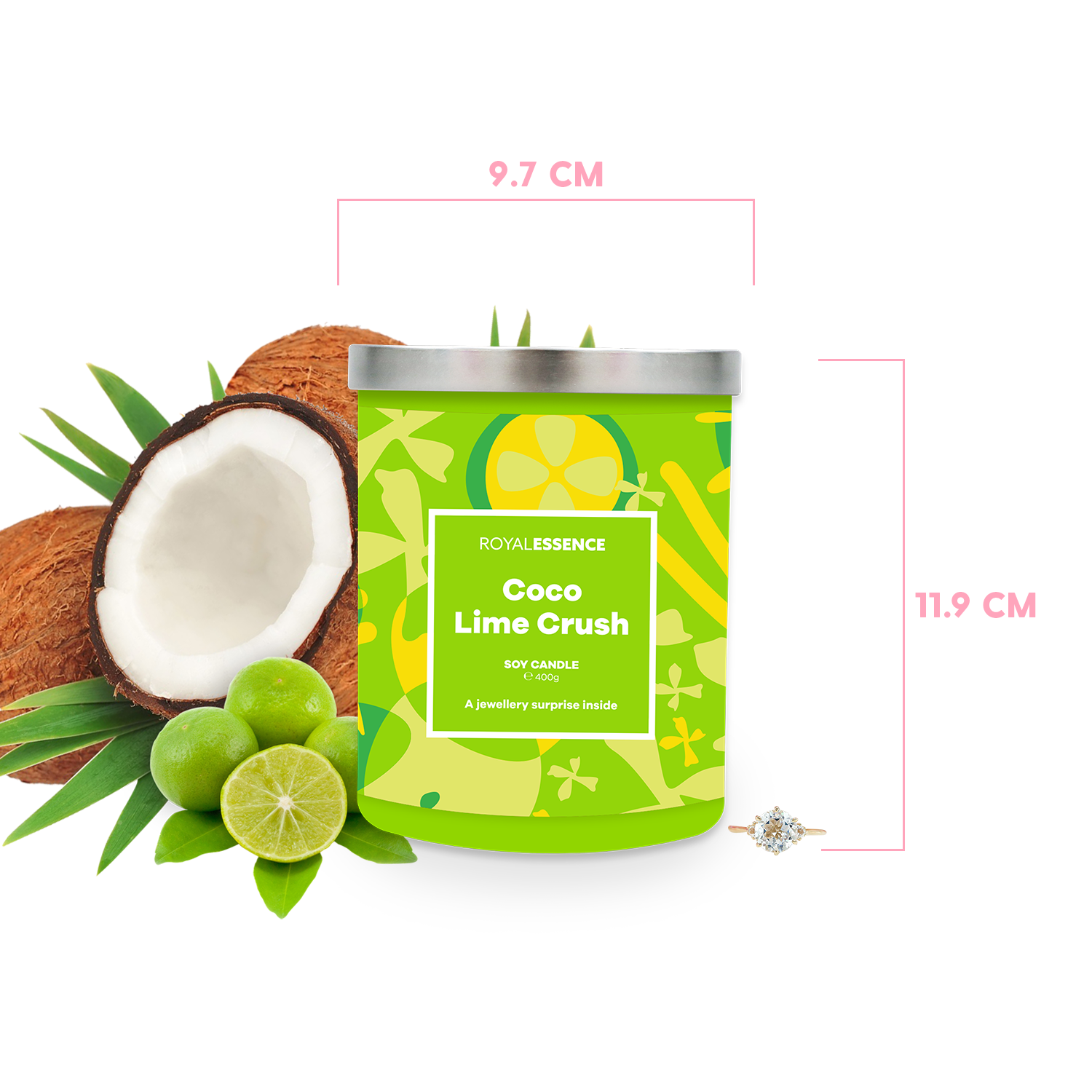 Coco Lime Crush (Kerze)