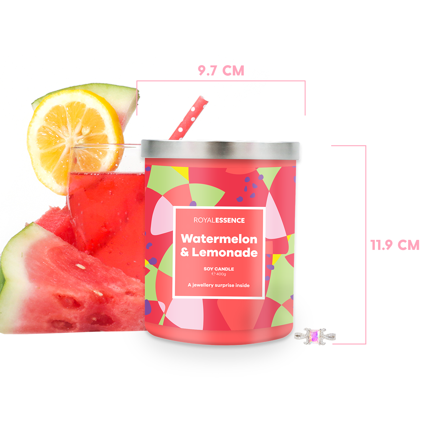 Wassermelone & Limonade (Kerze)