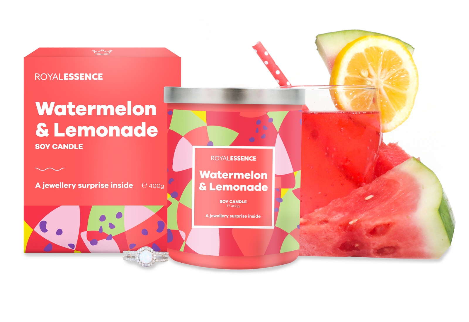 Wassermelone & Limonade (Kerze)