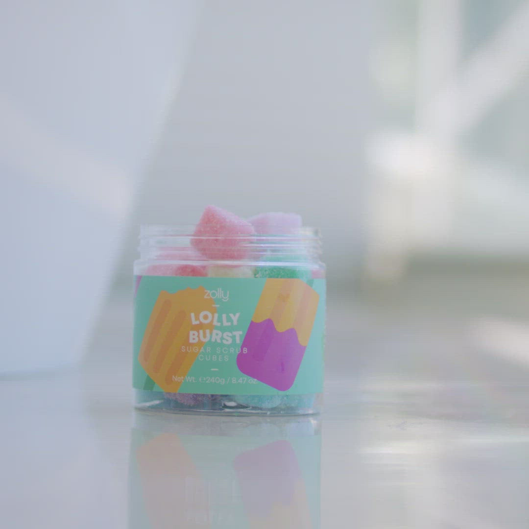 Lolly Burst Zucker-Peeling-Würfel