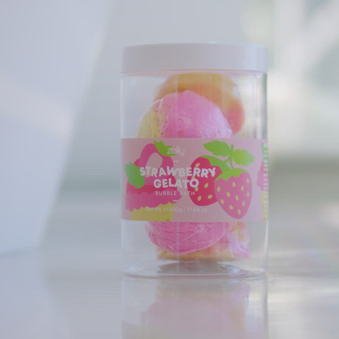Erdbeer Gelato Bubble Bars