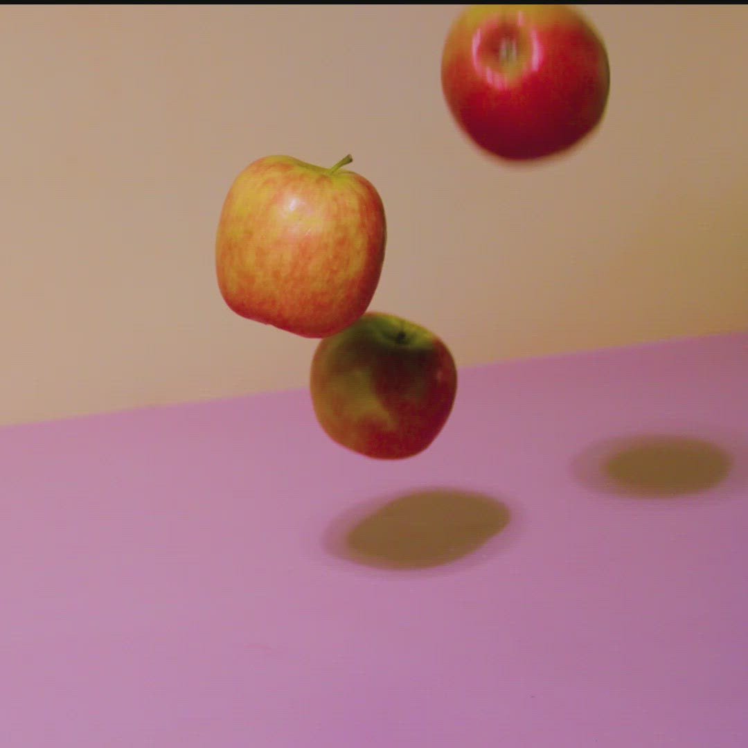 Pinker Apfel Punschkerze 400g