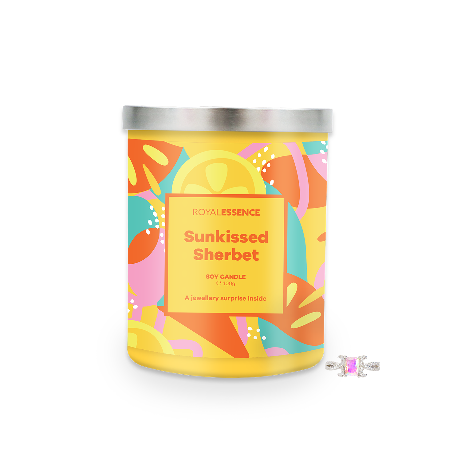 Sonnengeküsstes Sorbet (Kerze)