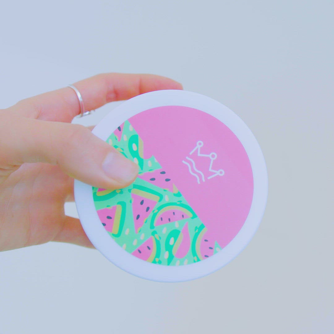 Wassermelonen-Crush (Bade-Crumble)