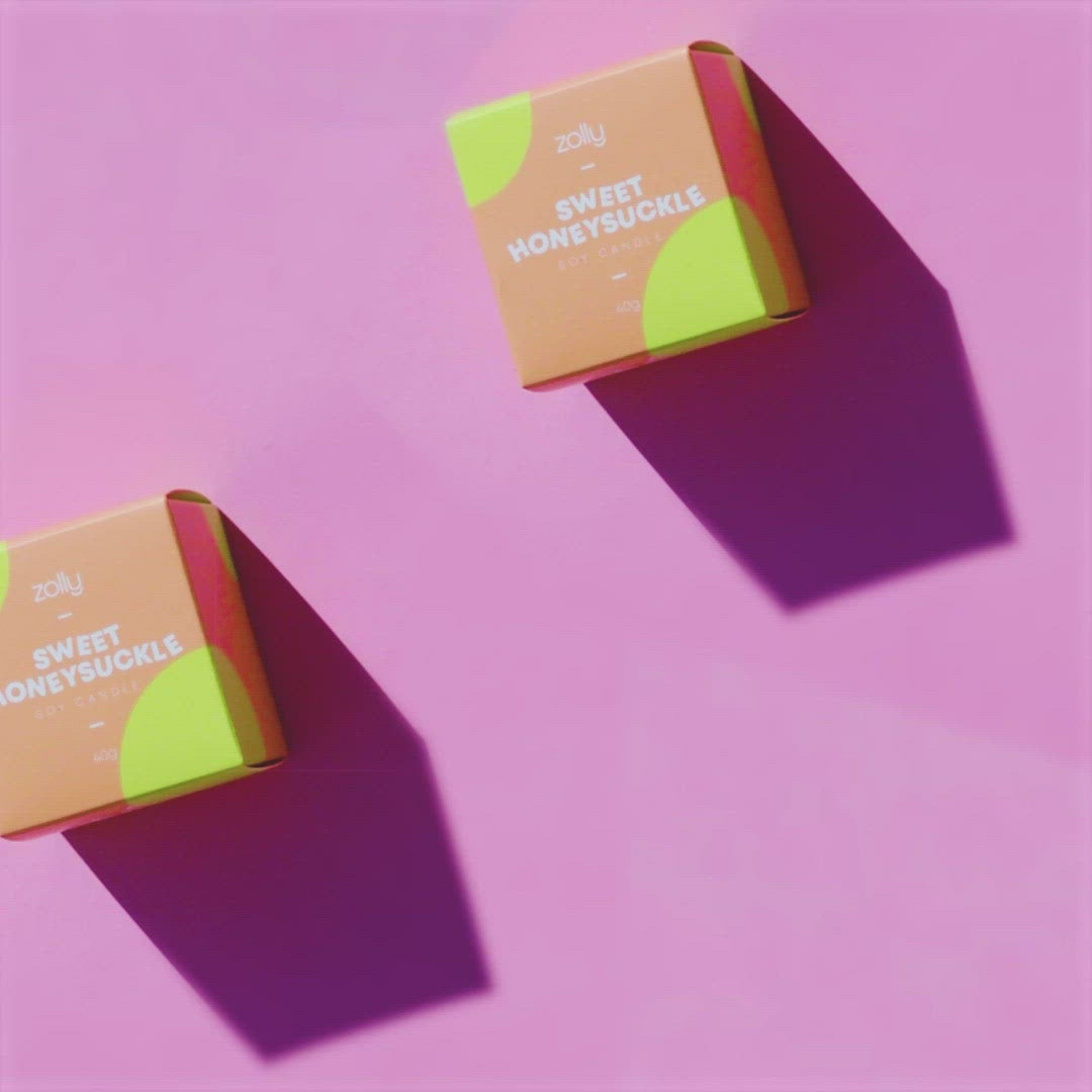 Süßes Geißblatt Minikerze 40g