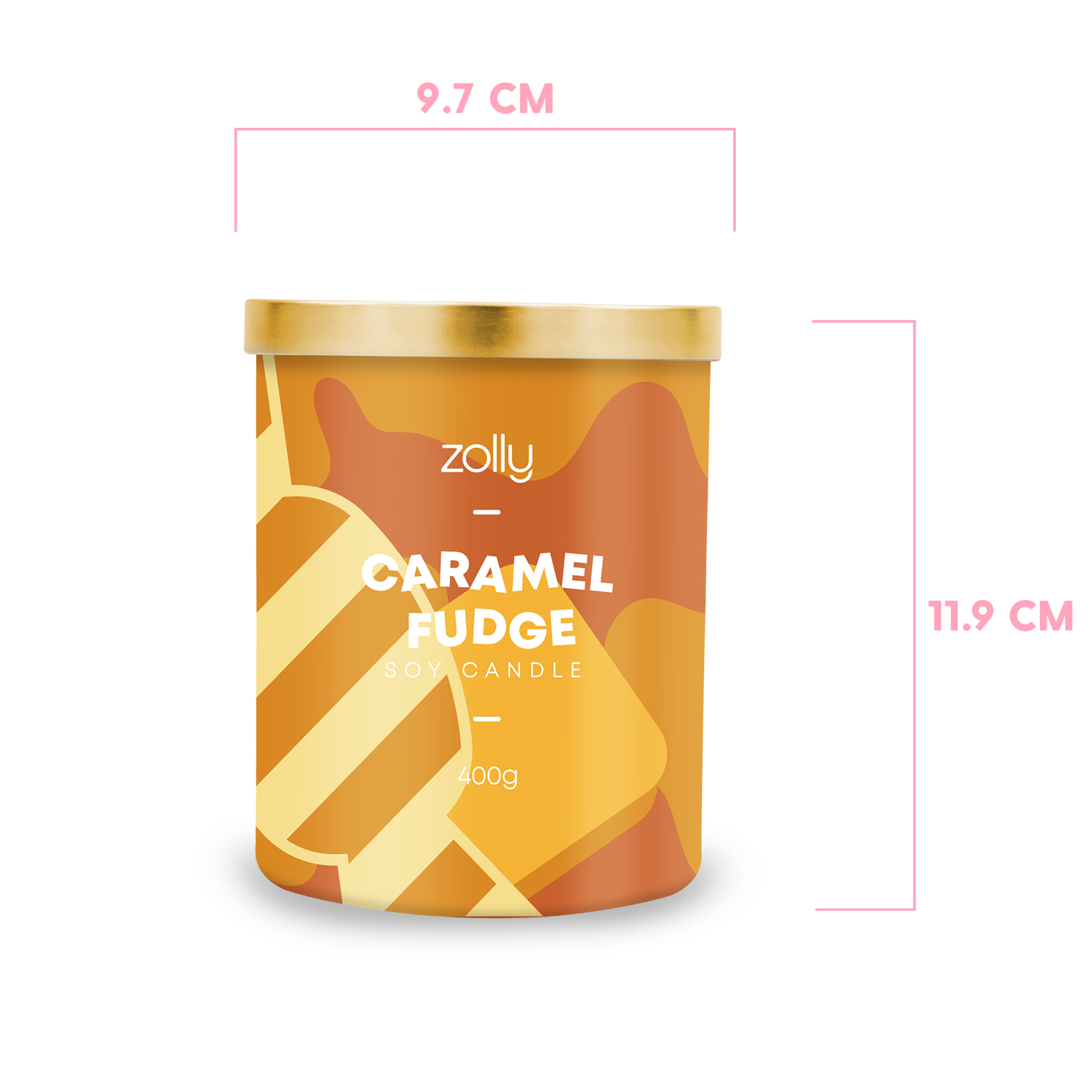 Karamell-Fudge-Kerze 400g