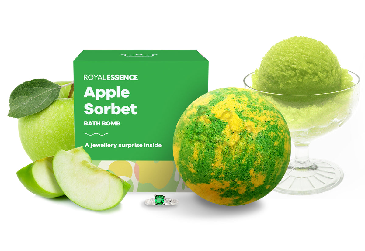 Apfelsorbet (Badebombe)