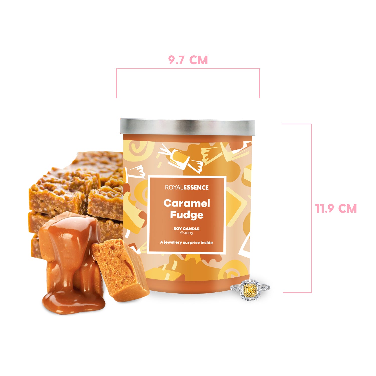 Karamell Fondant (Kerze)