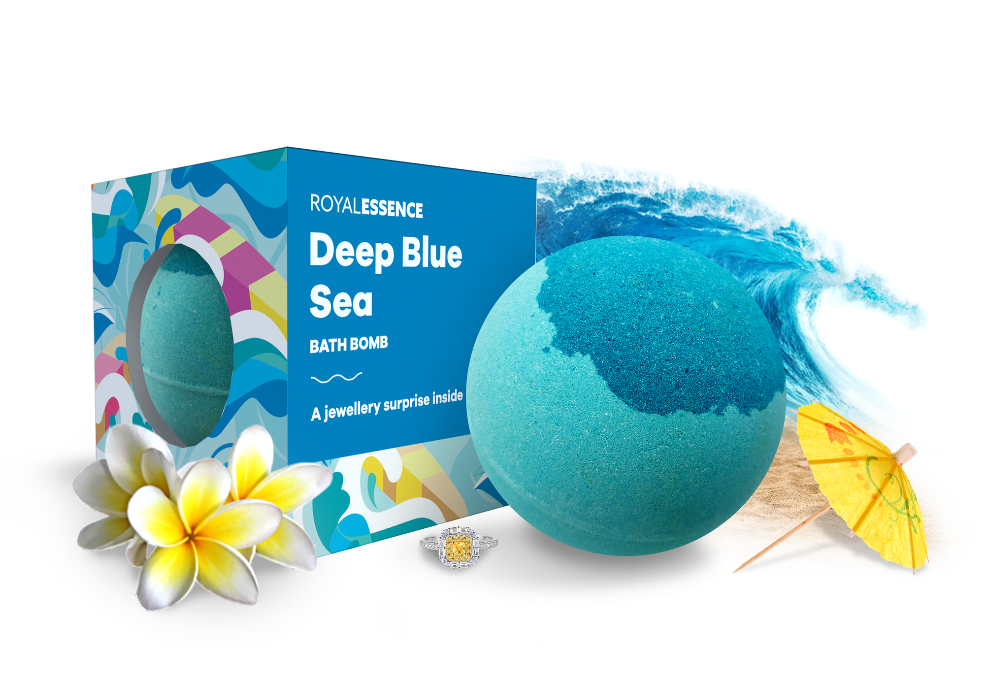 Tiefblaues Meer (Badebombe)