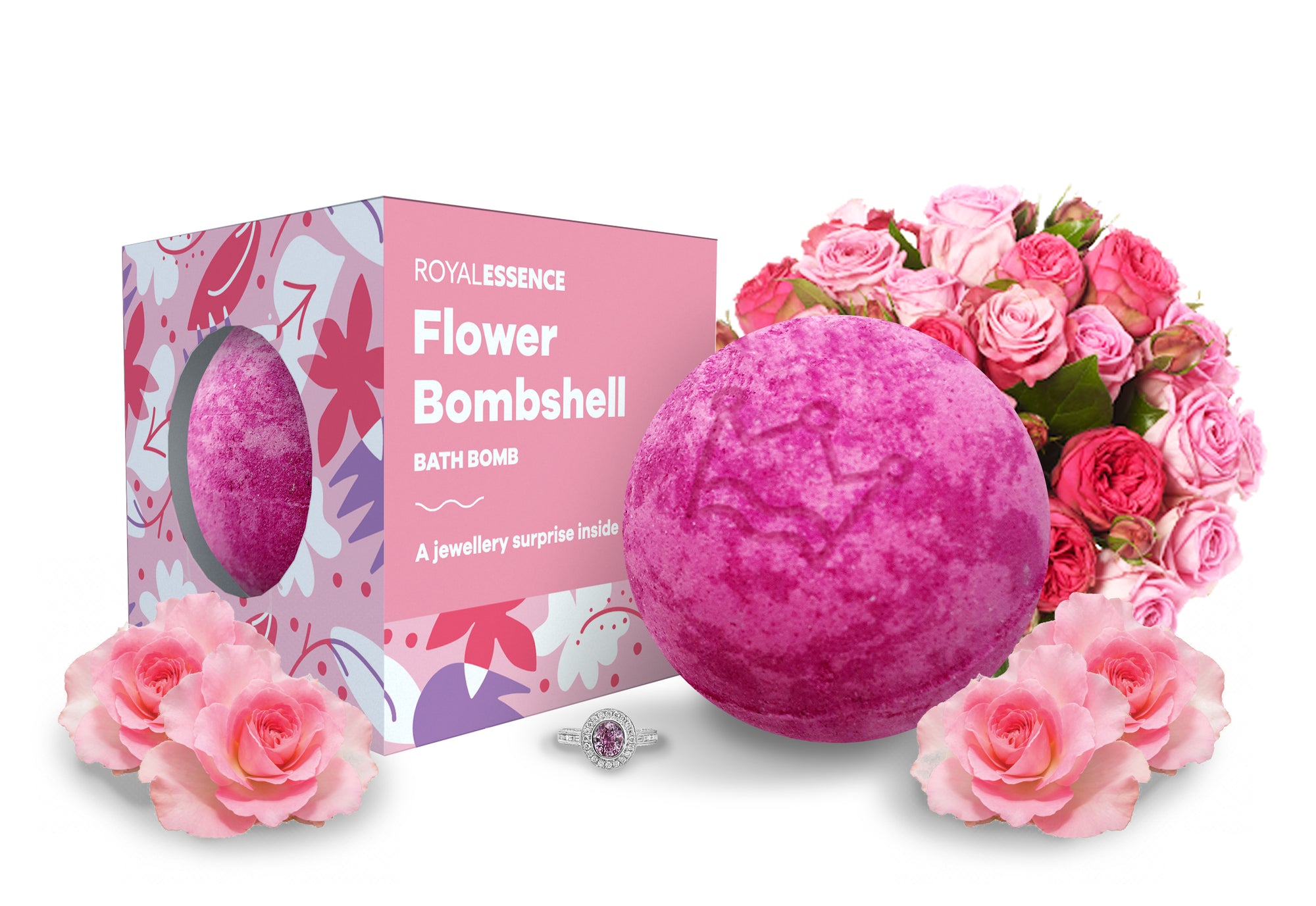 Blumenbombe (Badebombe)