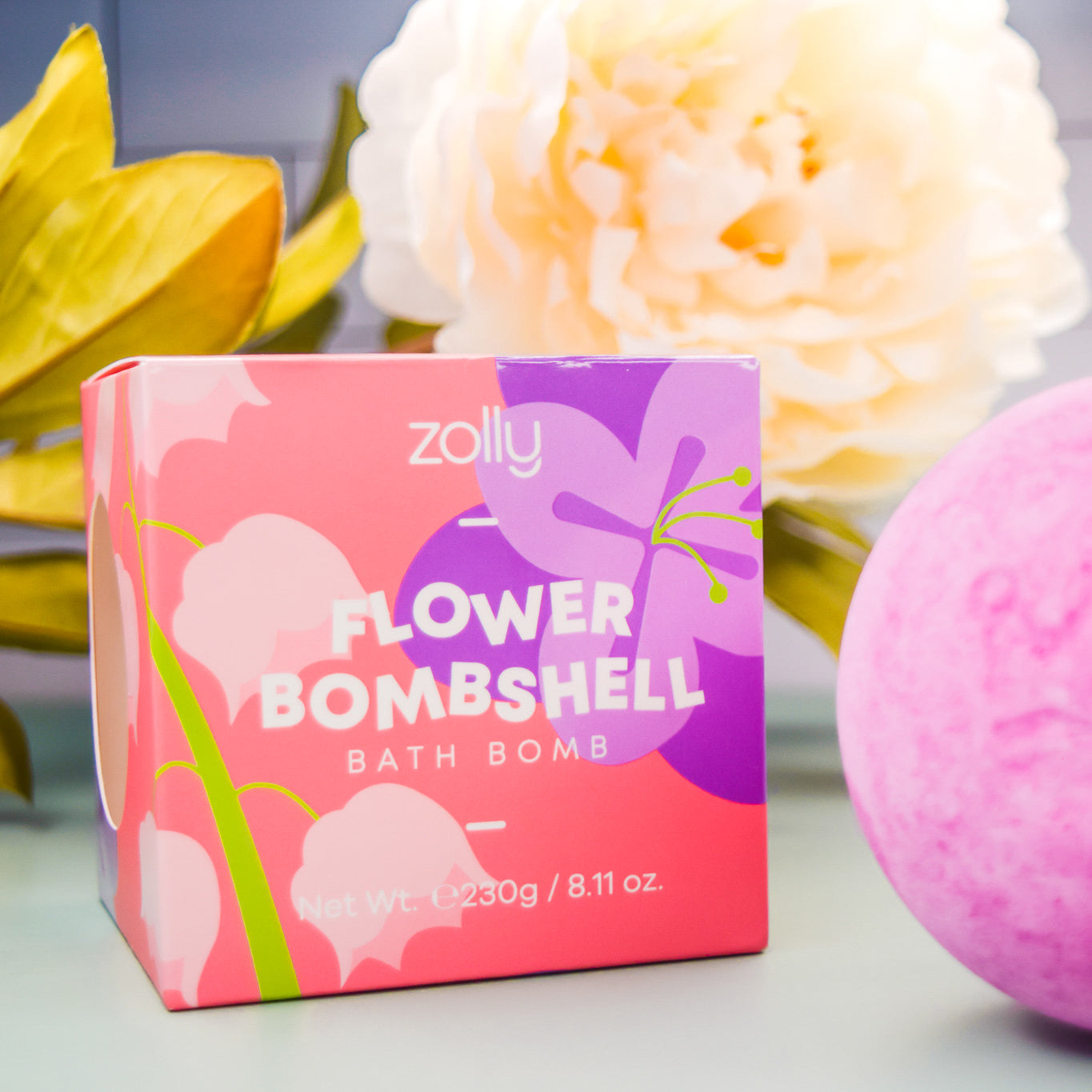 Flower Bombshell Badebombe