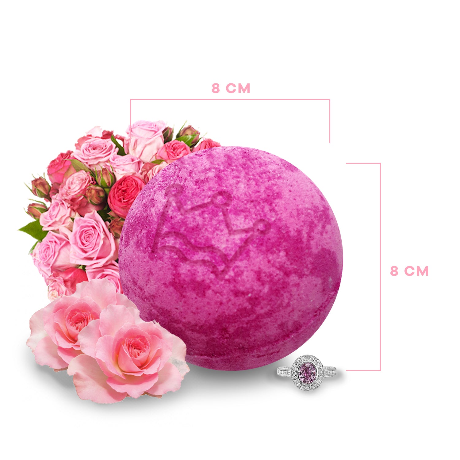 Blumenbombe (Badebombe)