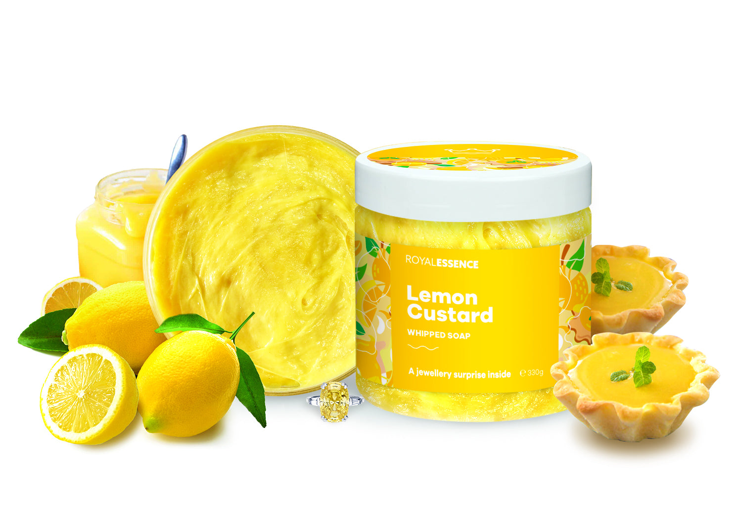 Lemon Custard (Whipped Soap)