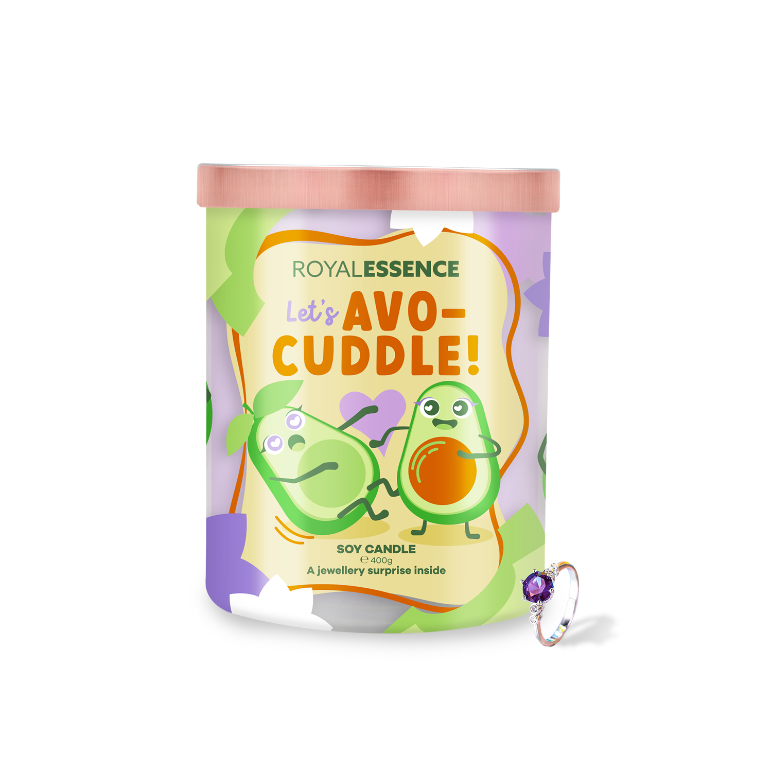 Let's Avo-cuddle (Kerze)