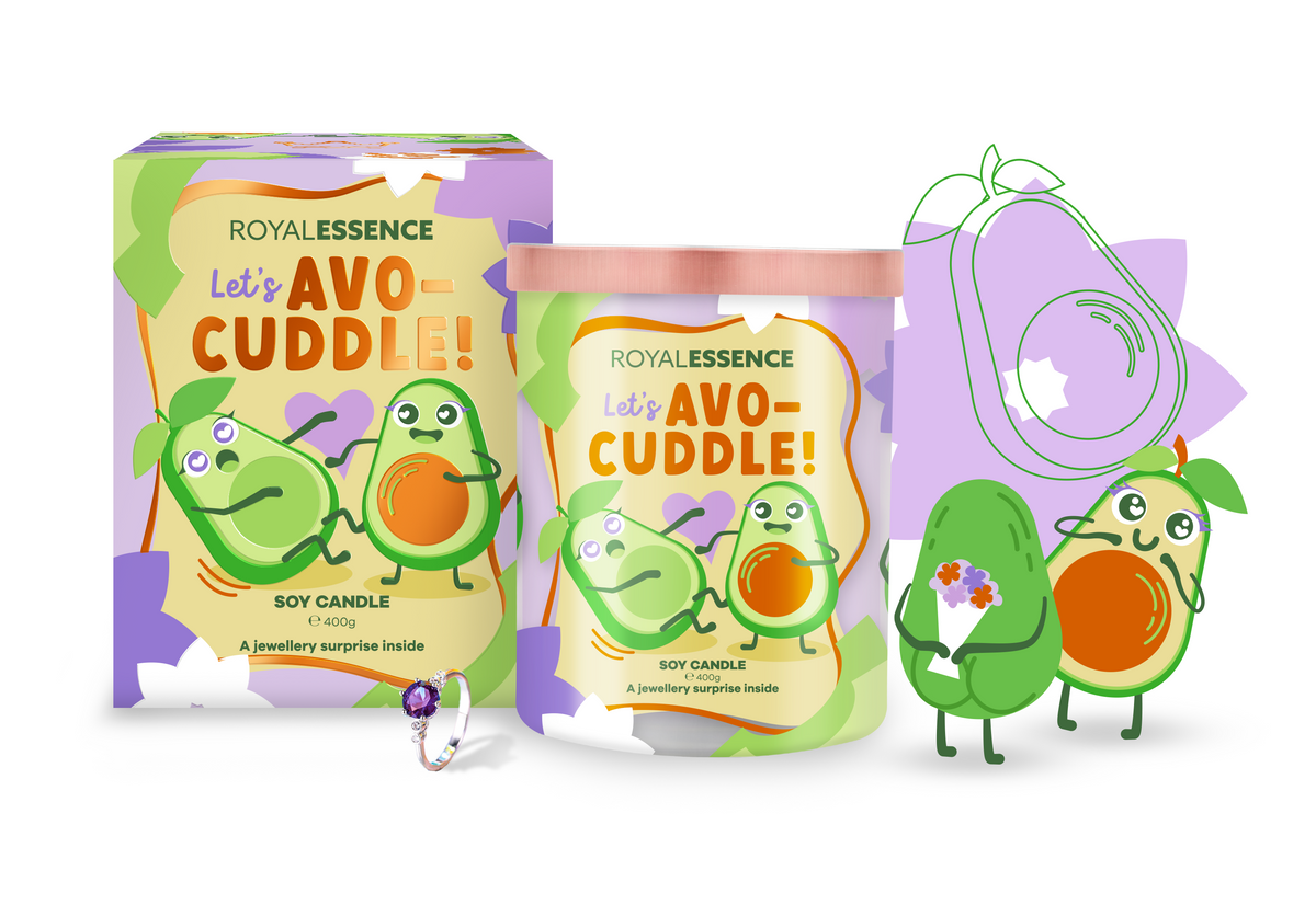 Let&#39;s Avo-cuddle (Kerze)