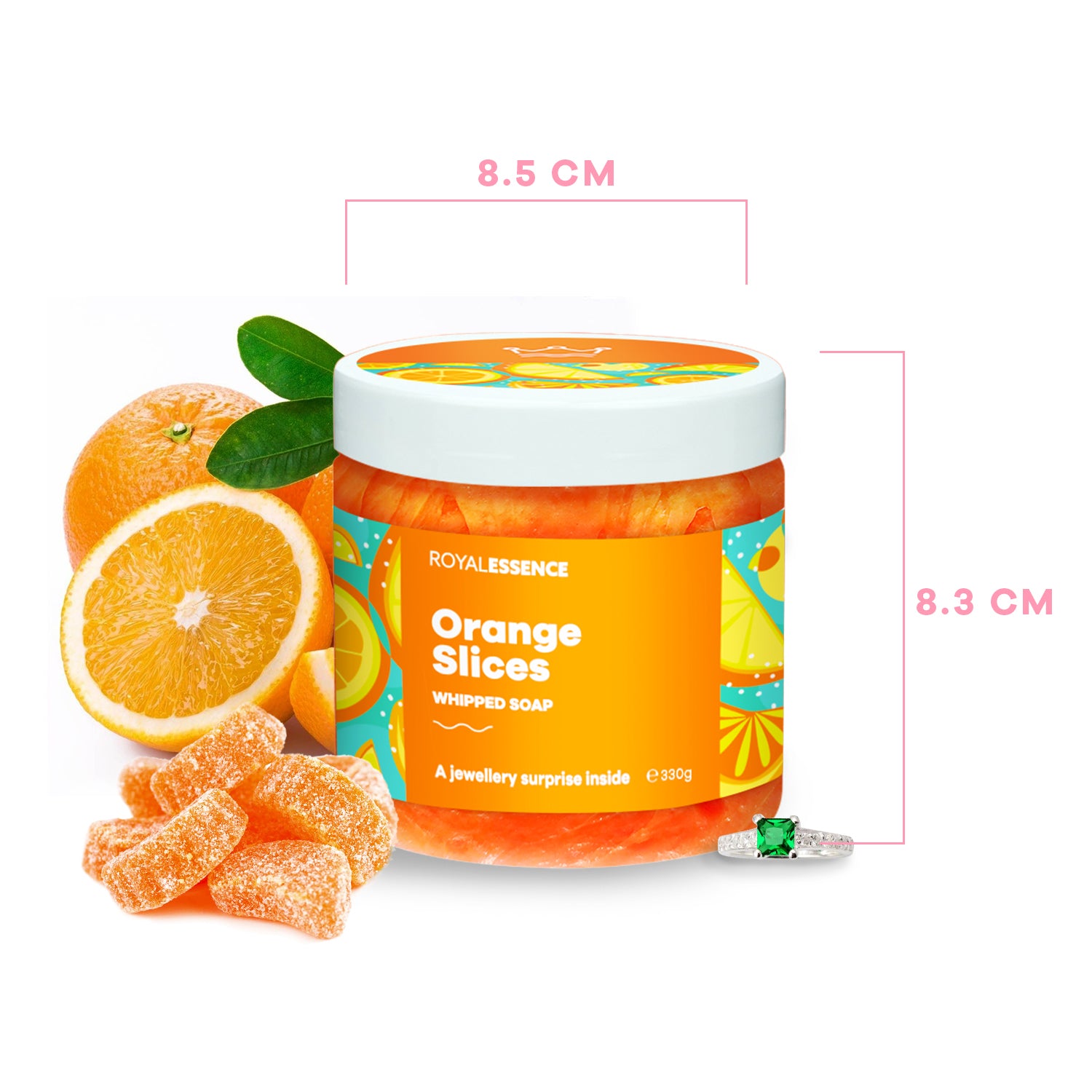 Orangenscheiben (Schlagseife)