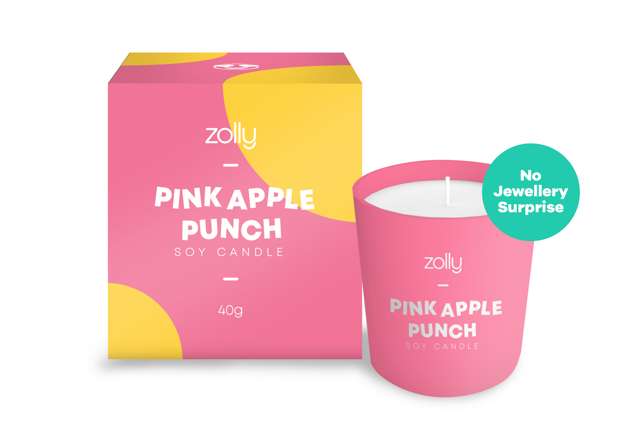 Pink Apple Punch Minikerze 40g