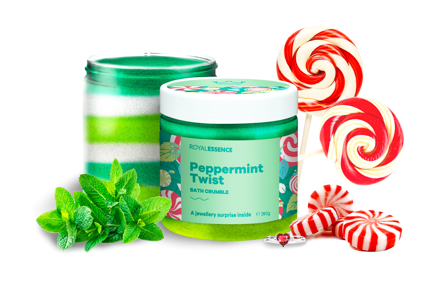 Peppermint Twist (Badestreusel)