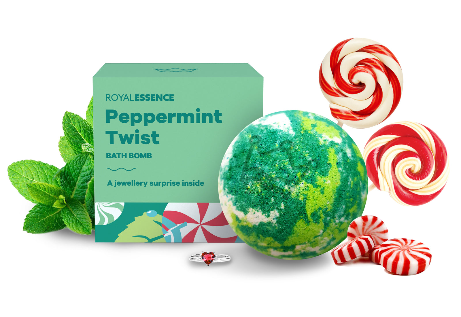 Peppermint Twist (Badebombe)