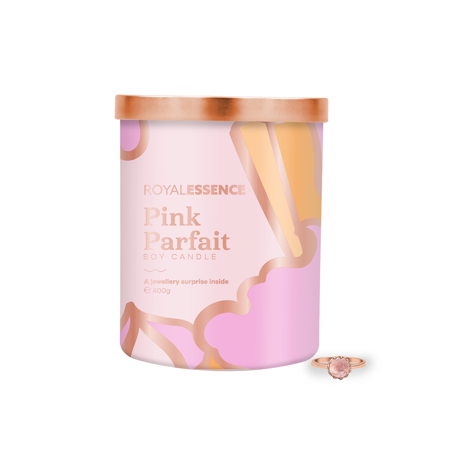 Rosa Parfait (Kerze)