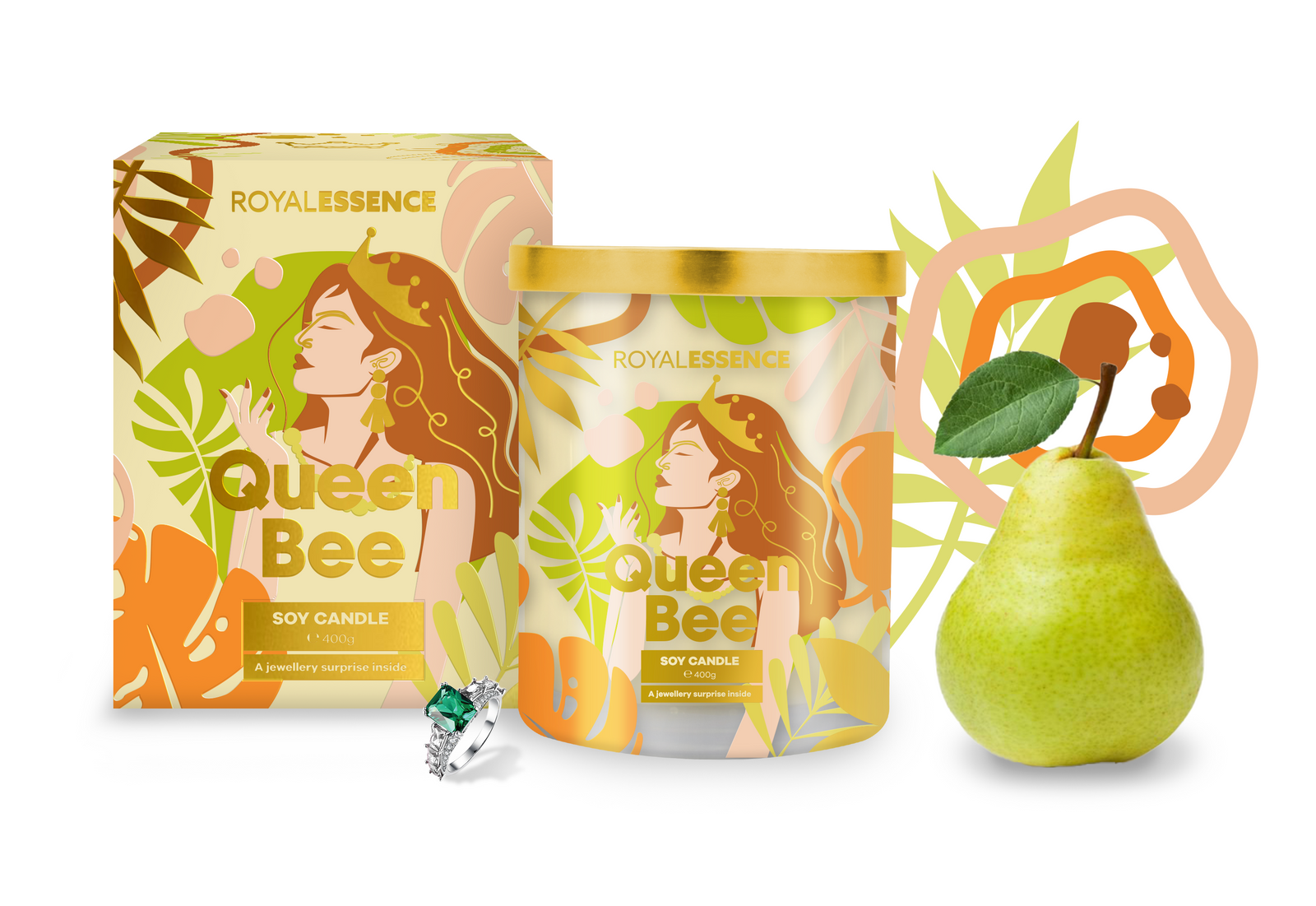 Bienenkönigin (Kerze)