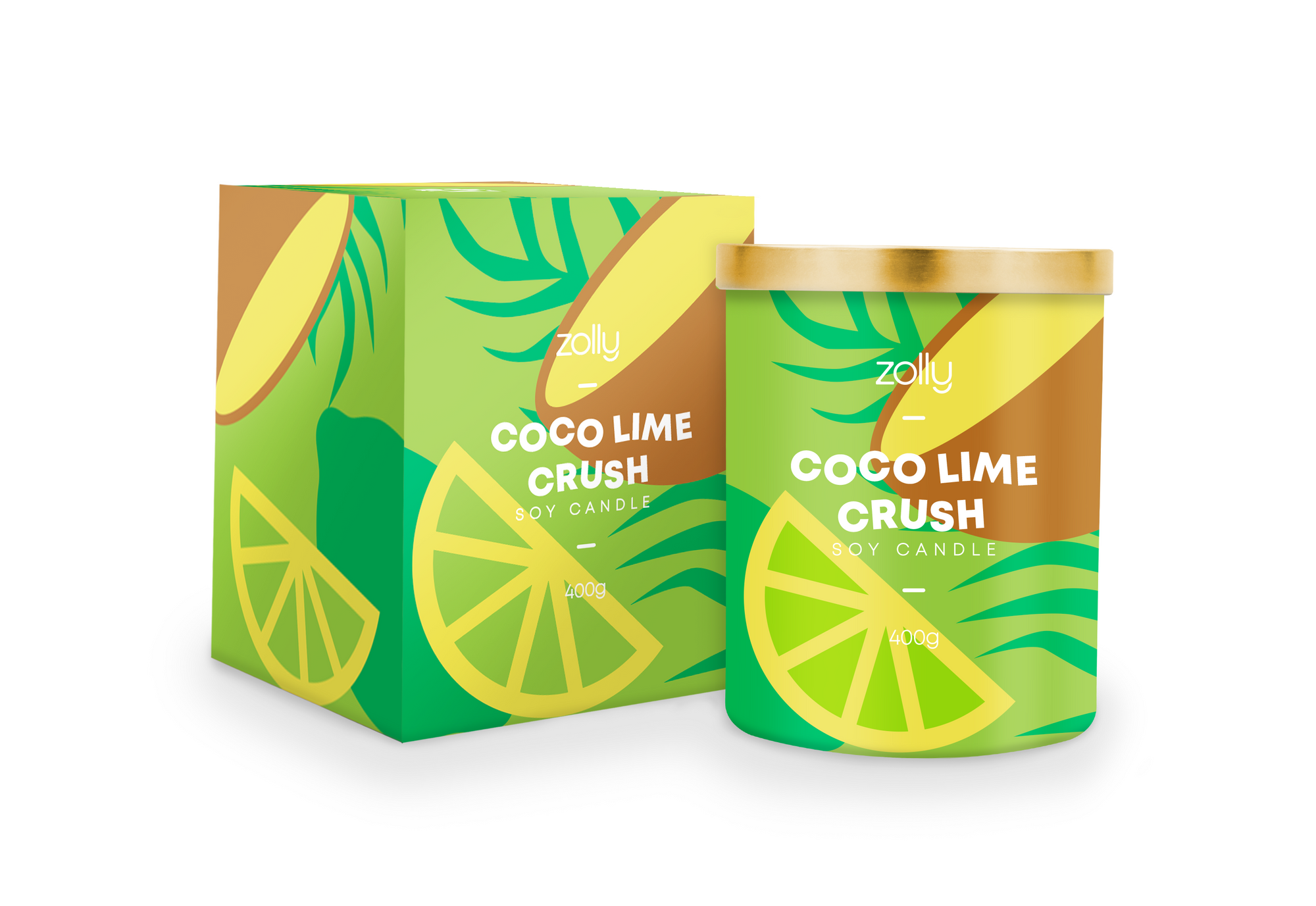 Coco Lime Crush Kerze 400g