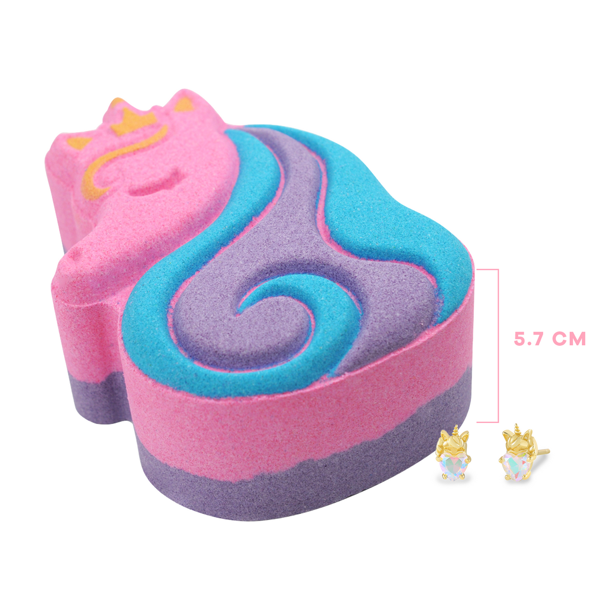 Regenbogen-Einhorn (Badebombe)