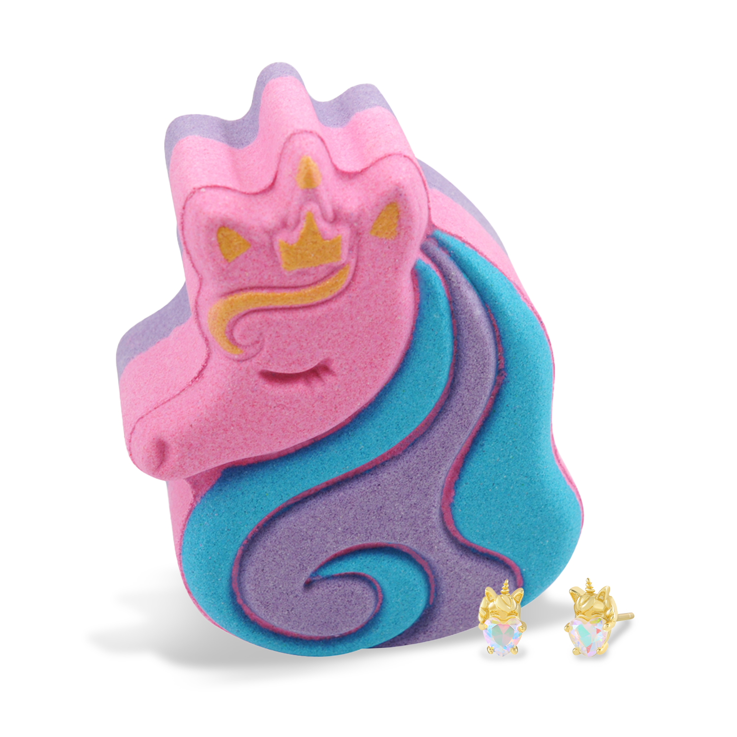 Regenbogen-Einhorn (Badebombe)