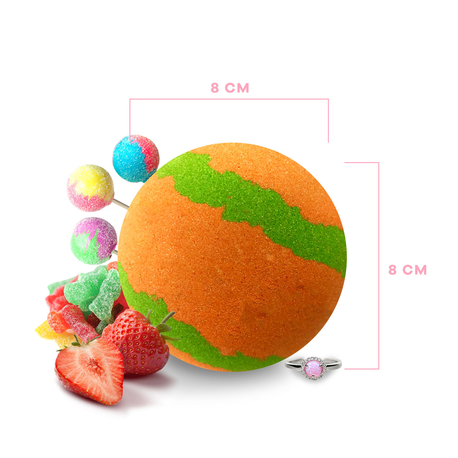 Saure Lollies (Badebombe)