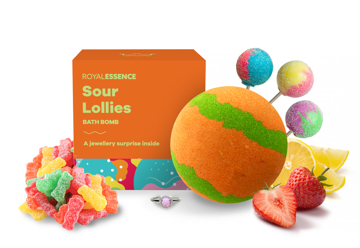 Saure Lollies (Badebombe)