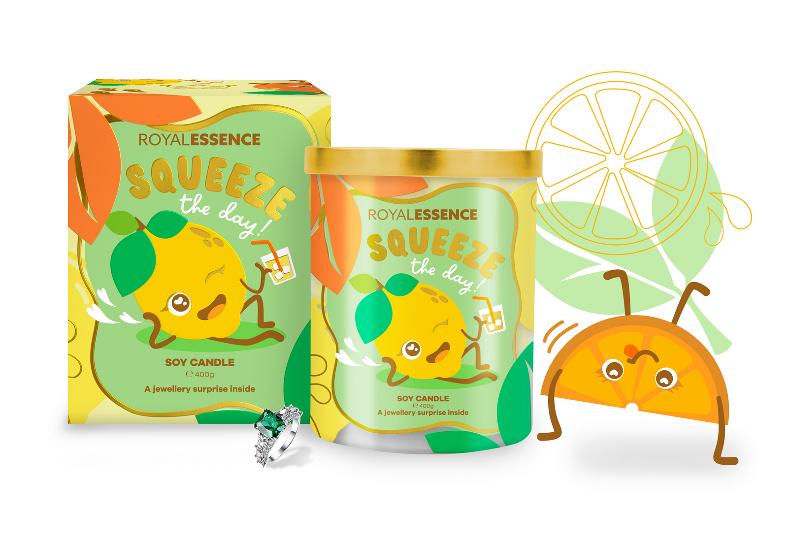 Squeeze the Day (Kerze)