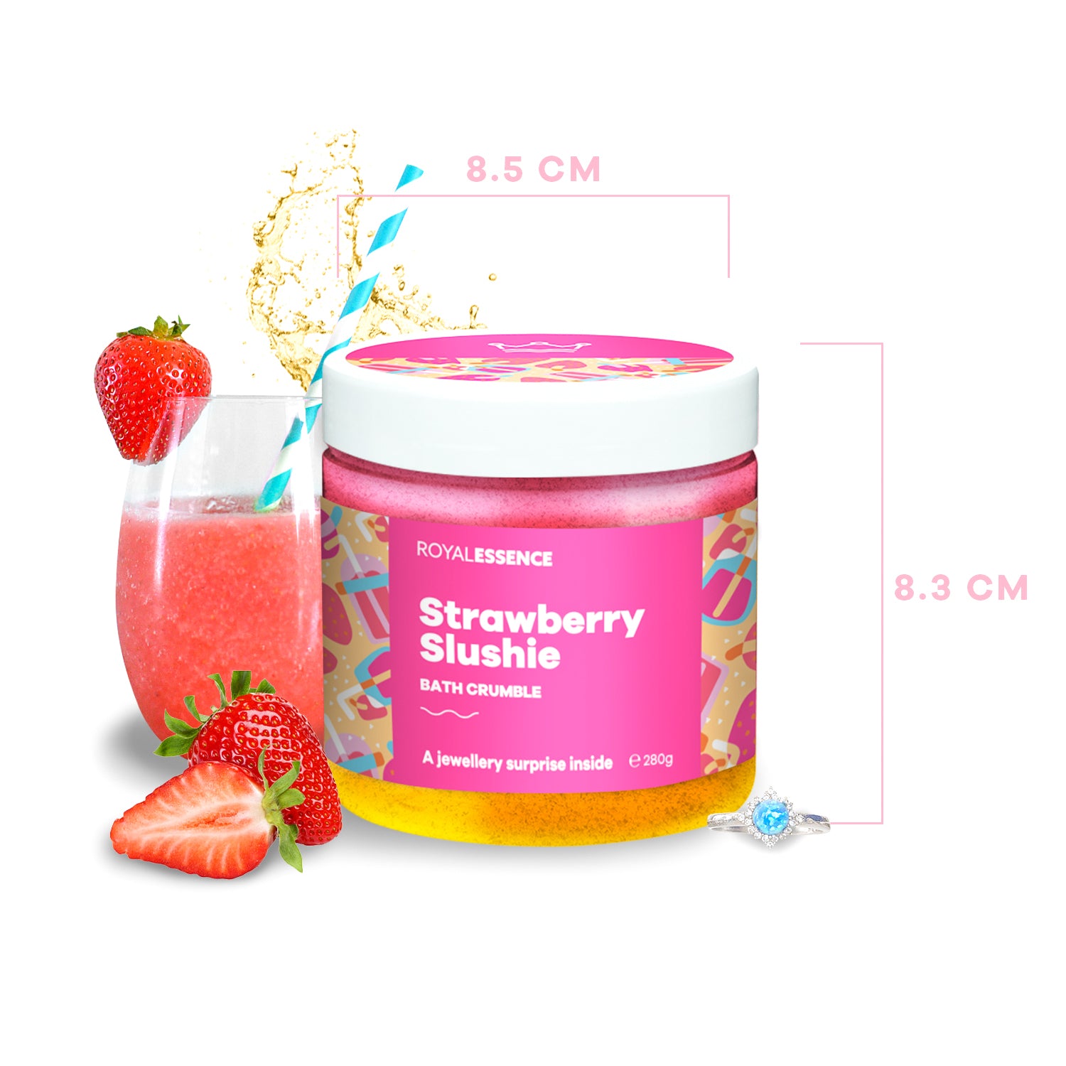 Erdbeer-Slushie (Bath Crumble)