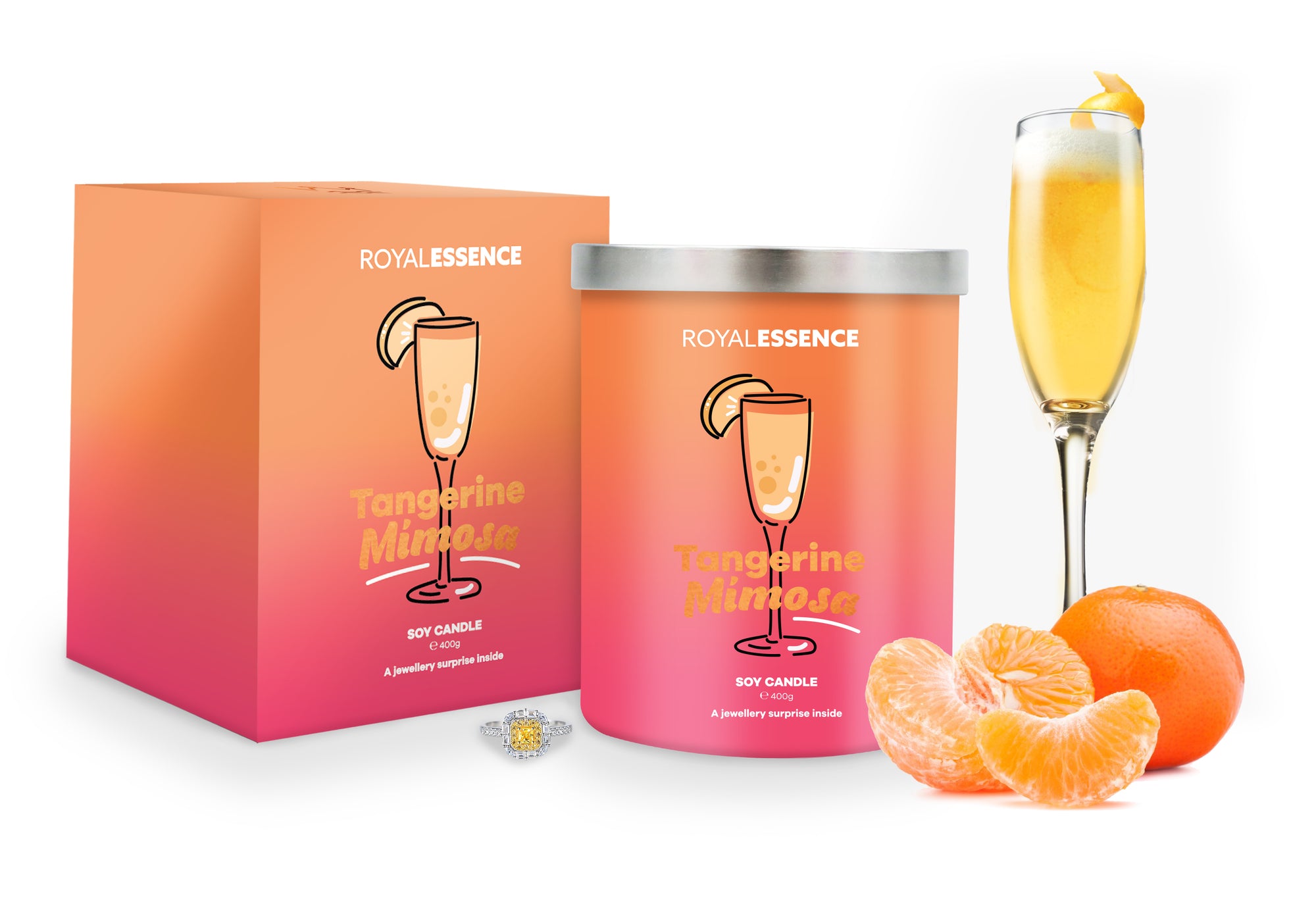 Mandarine Mimose (Kerze)