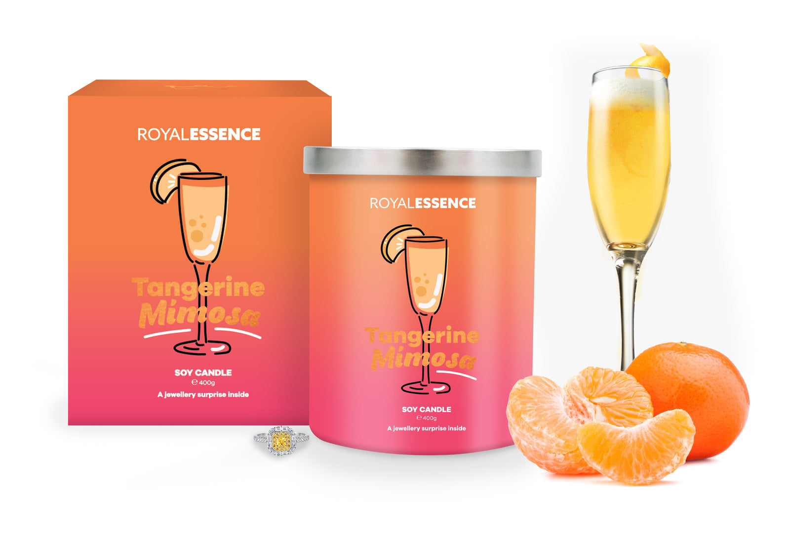 Mandarine Mimose (Kerze)