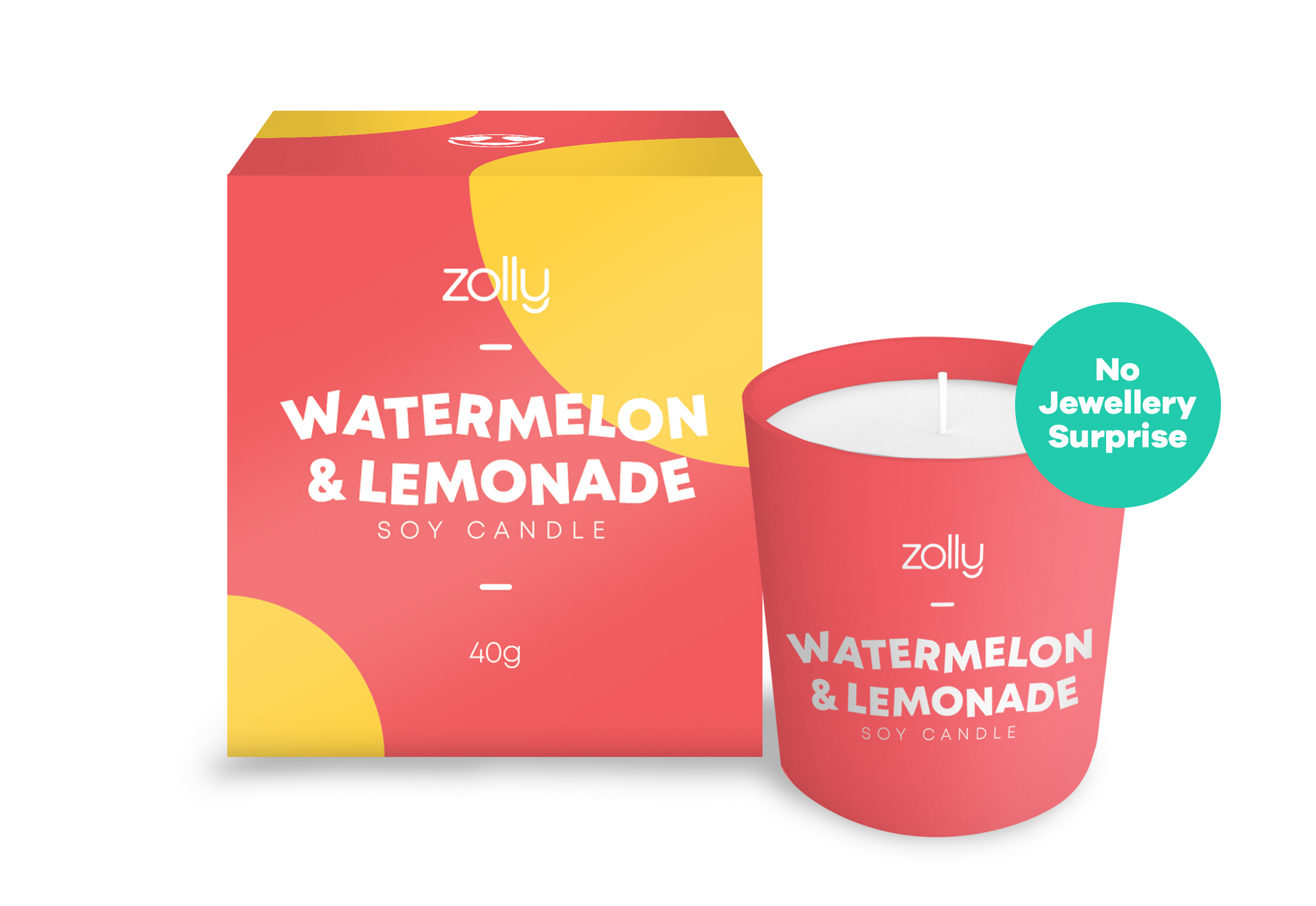Minikerze Wassermelone &amp; Limonade 40g