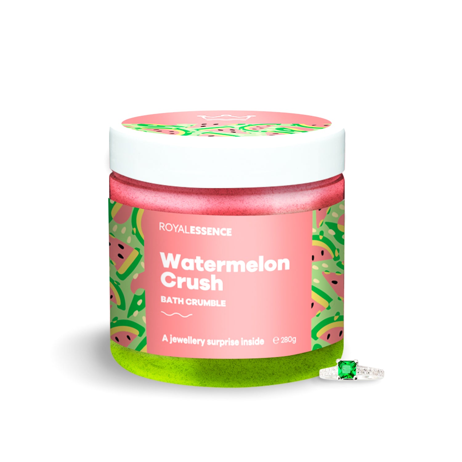 Wassermelonen-Crush (Bade-Crumble)