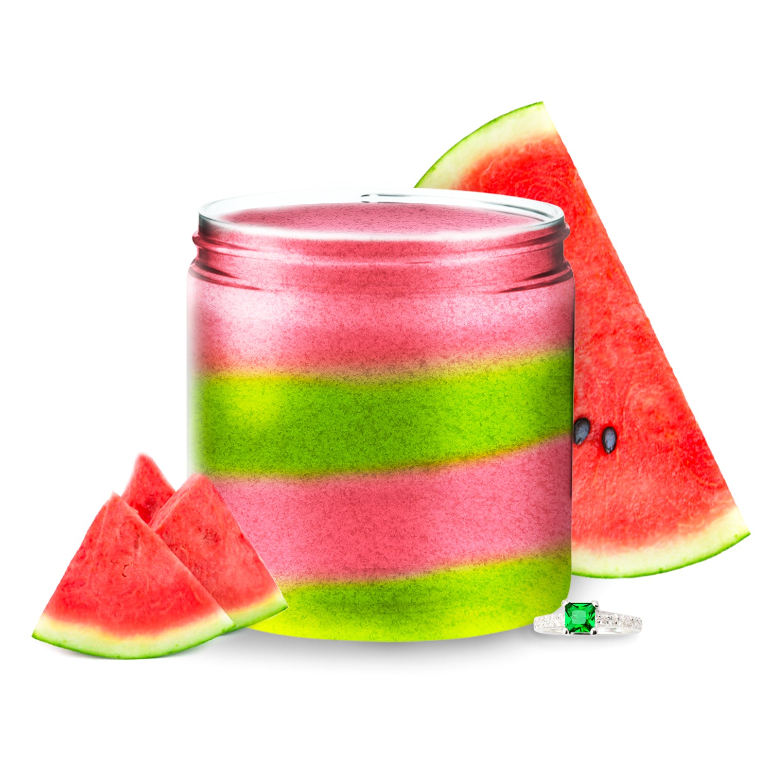 Wassermelonen-Crush (Bade-Crumble)