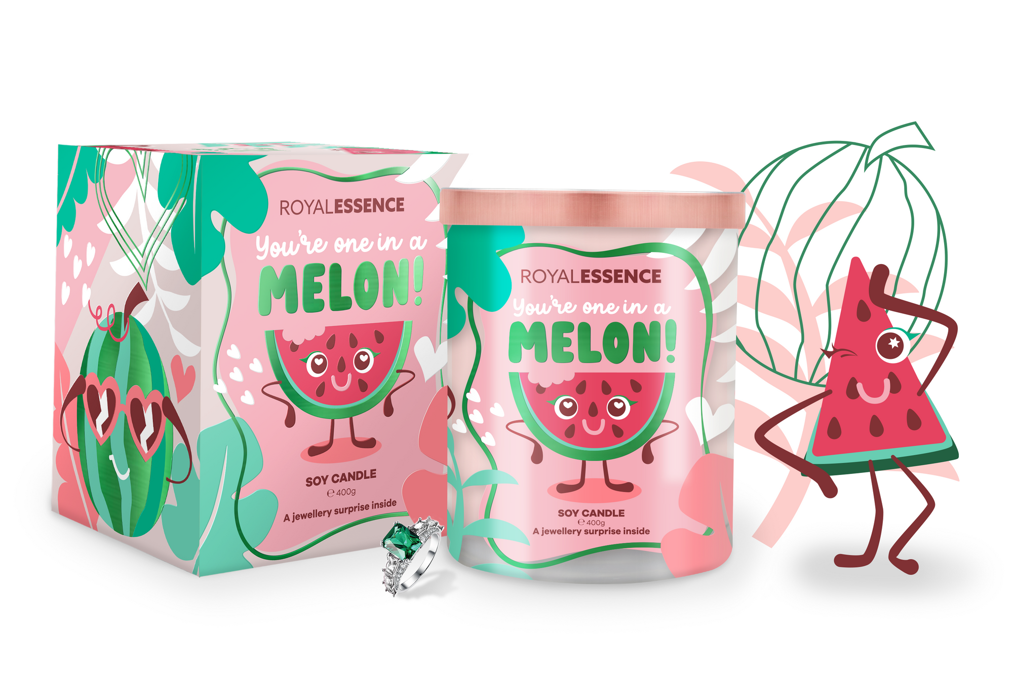 Du bist einer in einer Melone (Kerze)