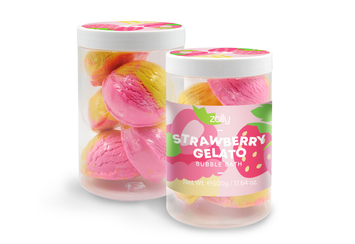Erdbeer Gelato Bubble Bars