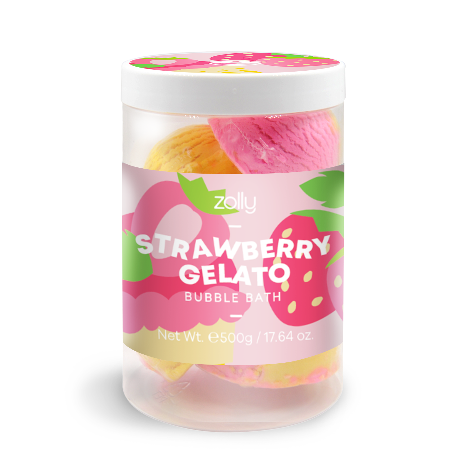 Erdbeer Gelato Bubble Bars