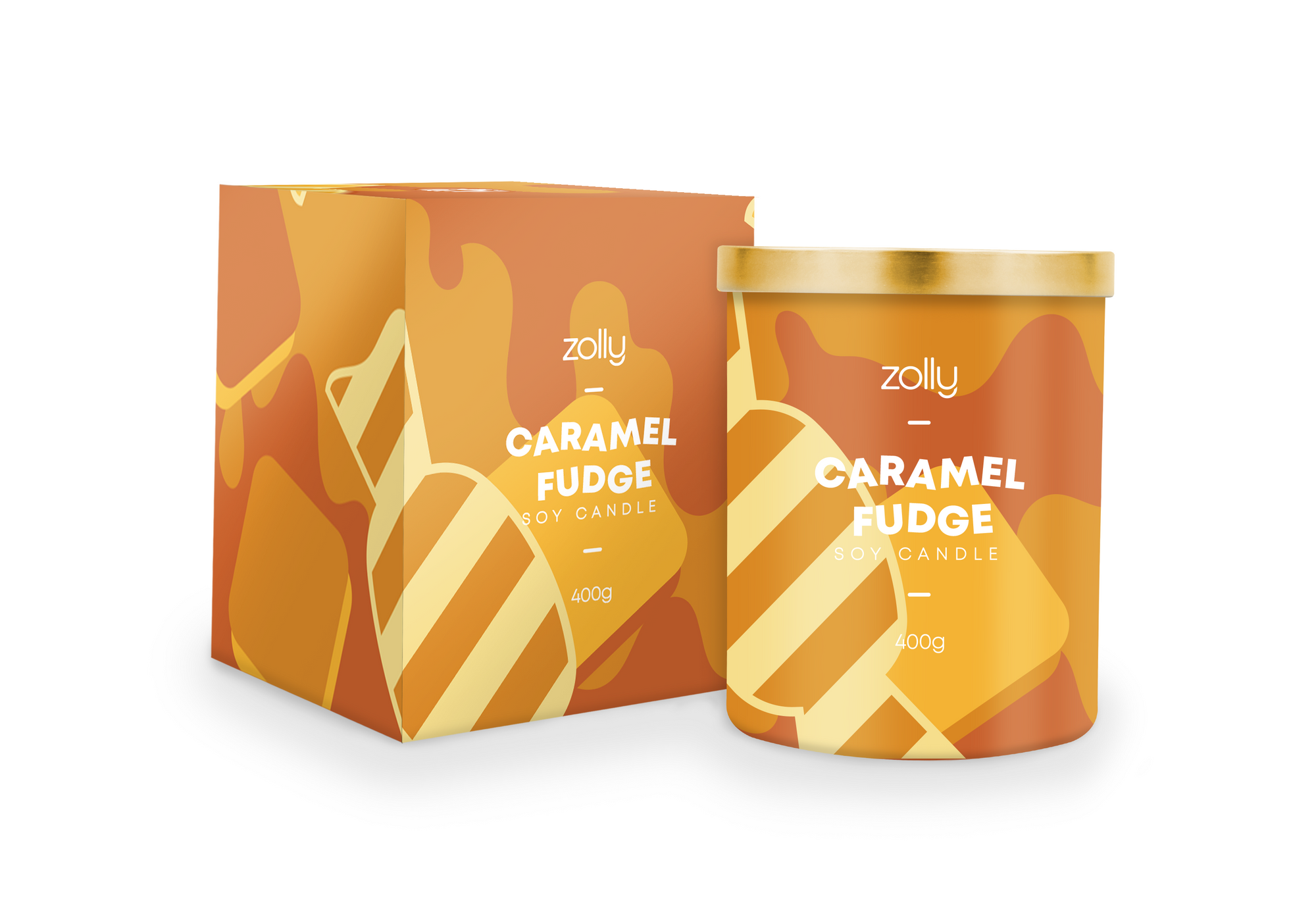 Karamell-Fudge-Kerze 400g