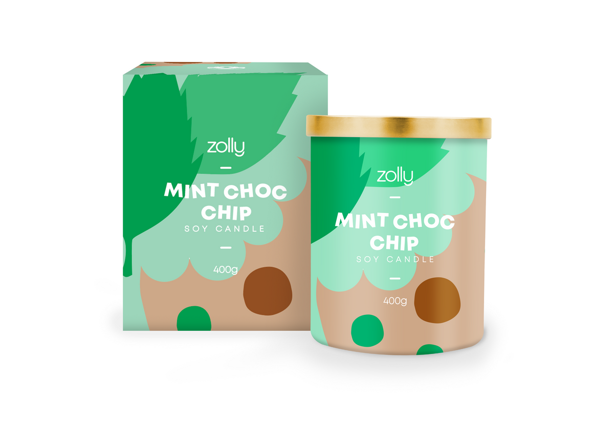 Kerze Mint Choc Chip 400g
