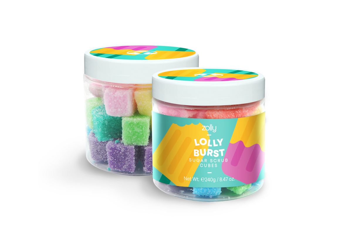 Lolly Burst Zucker-Peeling-Würfel