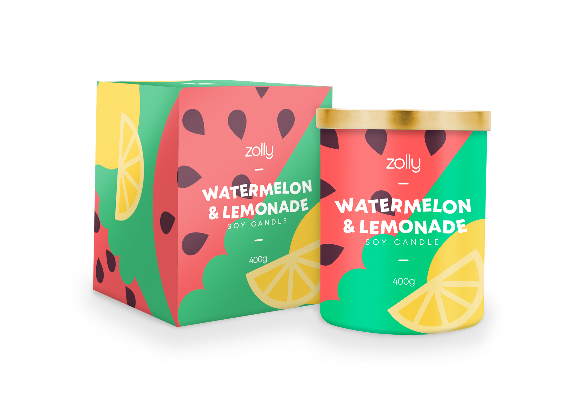 Watermelon & Lemonade Candle 400g