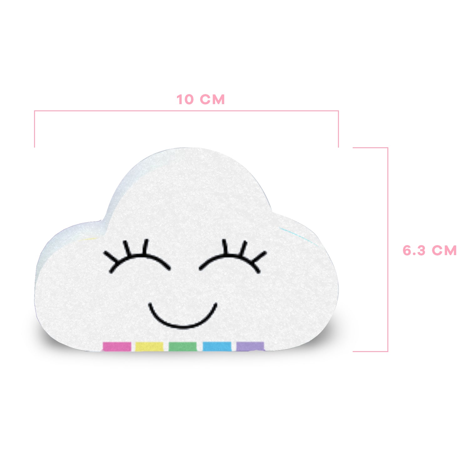 Regenbogenwolken-Badebombe - 150 g