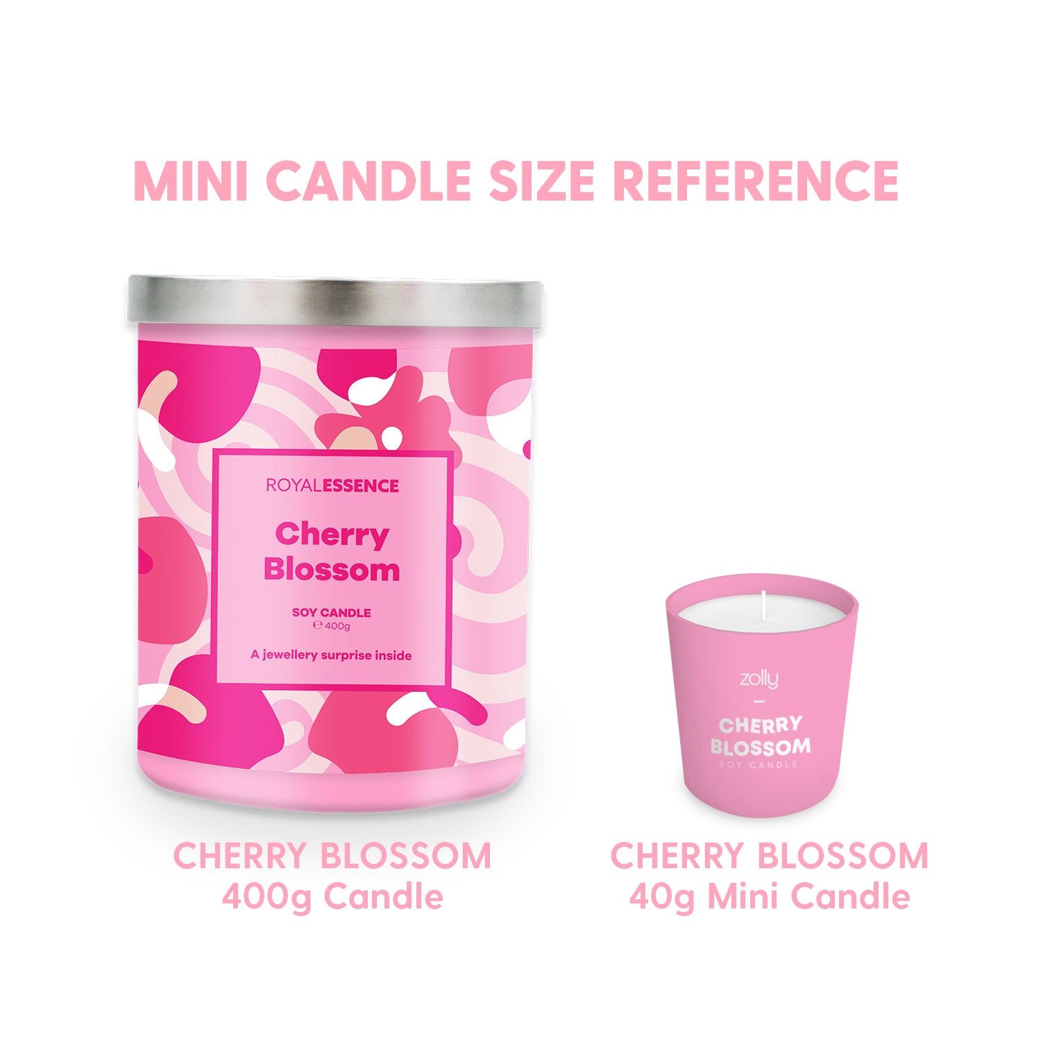 Kirschblüten-Minikerze 40g