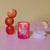 Pinker Apfel Punschkerze 400g