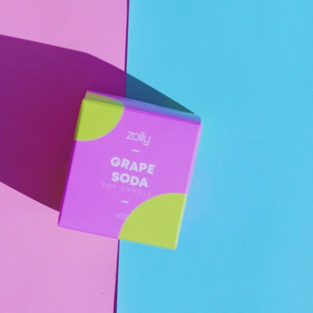 Grape Soda Minikerze 40g
