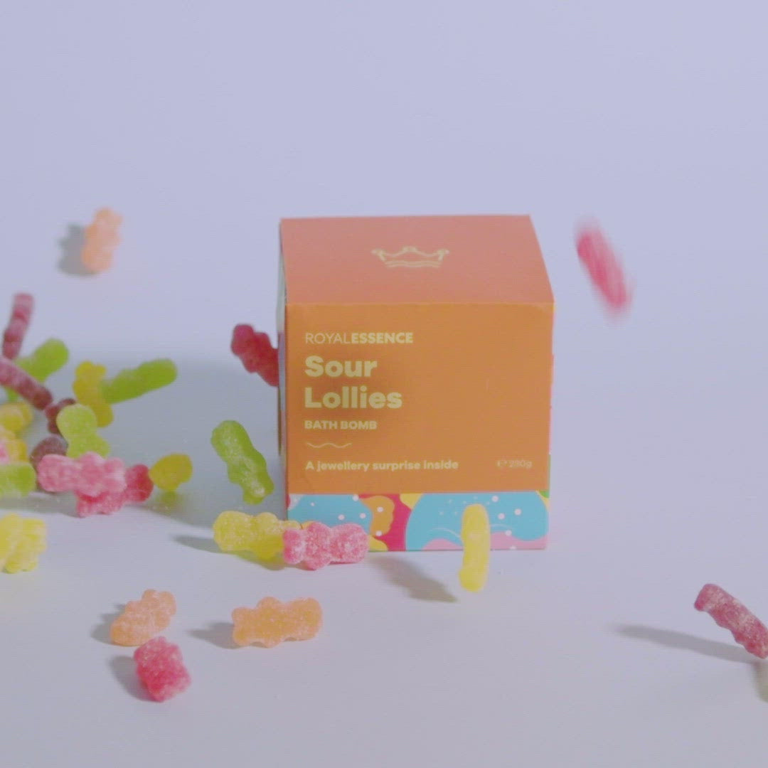 Saure Lollies (Badebombe)