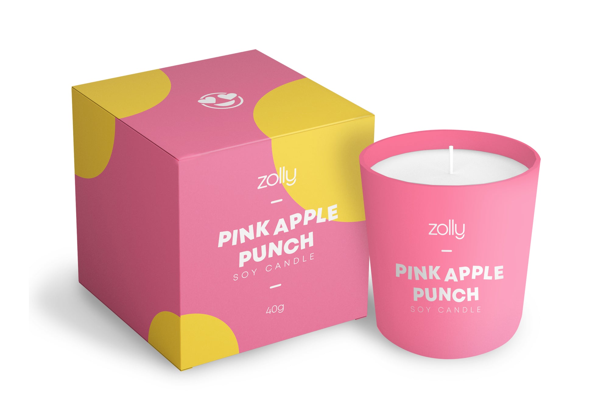 Pink Apple Punch Minikerze 40g